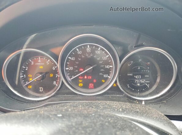 JM3KFABM7K0662102 2019 MAZDA CX-5 White Вид щитка приладів