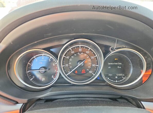 JM3KFABM7L0795864 2020 MAZDA CX-5 Red Vista del cuadro de instrumentos