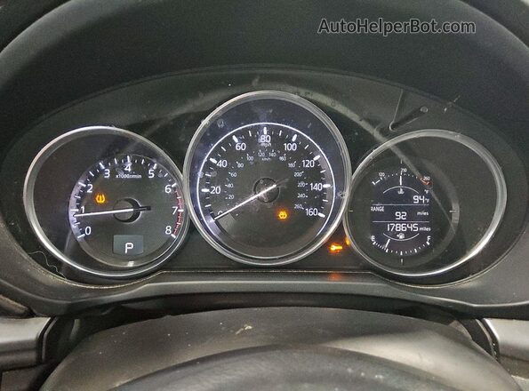 JM3KFABMXJ1420655 2018 MAZDA CX-5 Blue Widok zestawu wskaźników