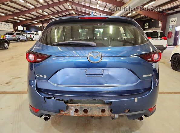 JM3KFABMXL0751308 2020 MAZDA CX-5 Blue Вид ззаду