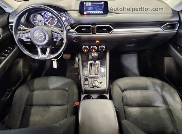 JM3KFABMXL0751308 2020 MAZDA CX-5 Blue Вид панелі приладів