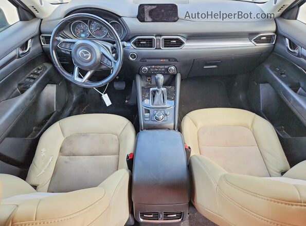JM3KFACL1H0214968 2017 MAZDA CX-5 Charcoal Առջևի վահանակի տեսք