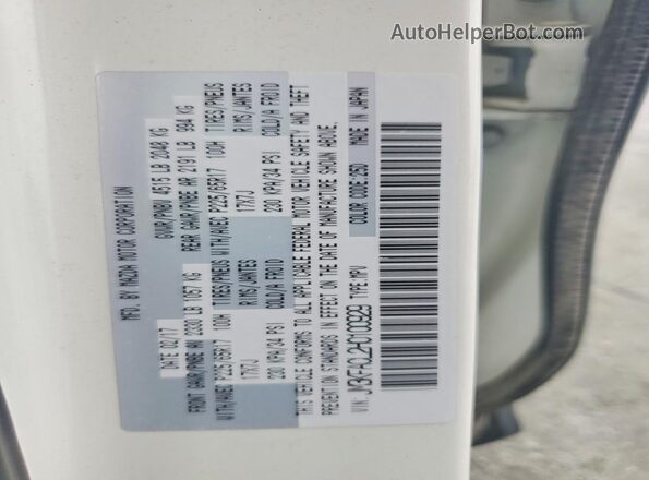 JM3KFACL2H0100929 2017 MAZDA CX-5 White Vista del compartimento del motor