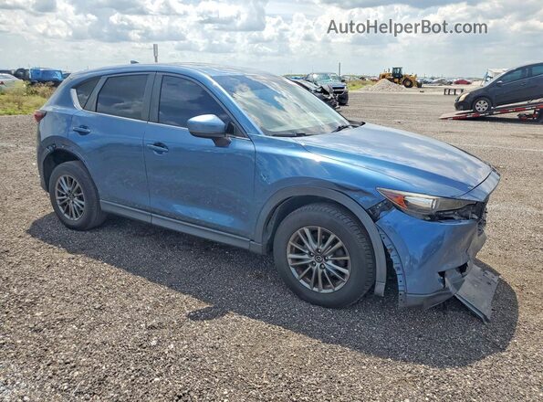 JM3KFACL4H0104738 2017 MAZDA CX-5 Синий Передняя правая четверть