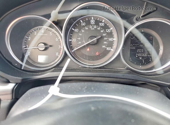 JM3KFACL4H0104738 2017 MAZDA CX-5 Синий Вид щитка приборов