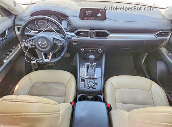 JM3KFACL5H0185930 2017 MAZDA CX-5 White Вид панелі приладів