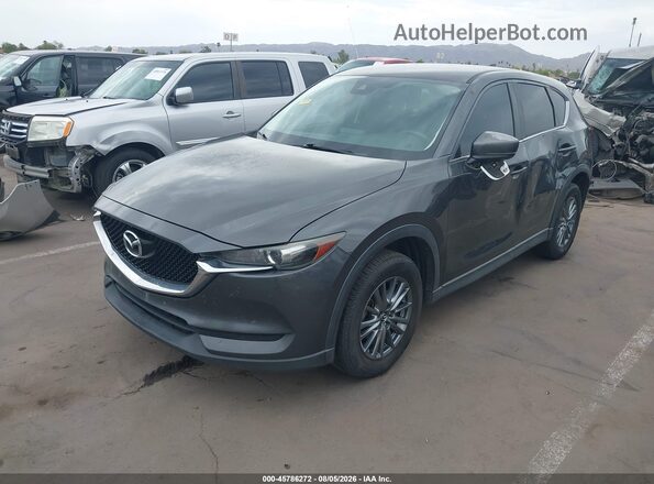 JM3KFACL8H0163405 2017 MAZDA CX-5 Gray წინა მარცხენა ხედი სამი მეოთხედიდან