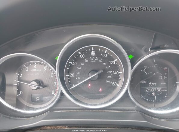JM3KFACL8H0163405 2017 MAZDA CX-5 Gray უკანა სავარძლების ხედი