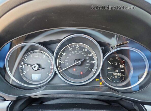 JM3KFACL9H0185512 2017 MAZDA CX-5 Blue Սարքավորումների վահանակի տեսք