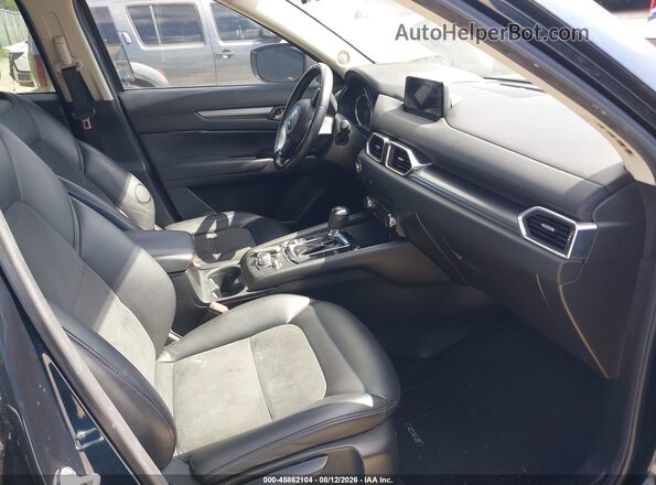 JM3KFACL9H0192251 2017 MAZDA CX-5 Blue Widok wnętrza z przodu