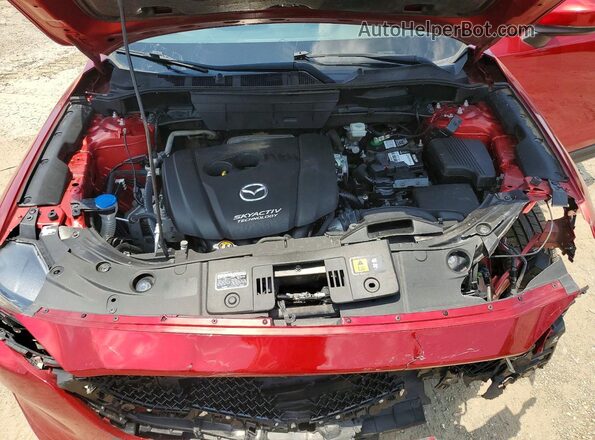 JM3KFACM0J1356527 2018 MAZDA CX-5 Red Engine compartment view