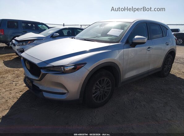 JM3KFACM0K0639789 2019 MAZDA CX-5 Серебряный Передняя левая четверть