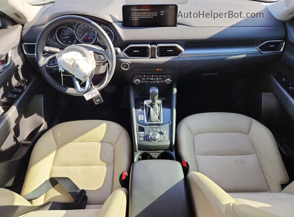 JM3KFACM0M0333873 2021 MAZDA CX-5 Gray Вид панелі приладів