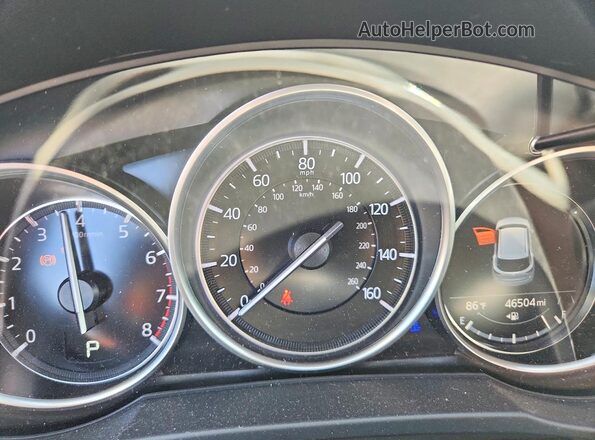 JM3KFACM0M0333873 2021 MAZDA CX-5 Gray Вид щитка приладів