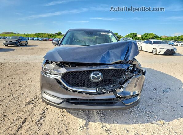 JM3KFACM0M0333873 2021 MAZDA CX-5 Gray Вид спереду