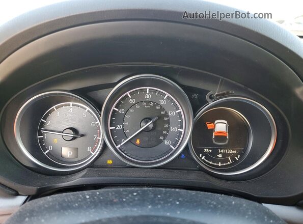 JM3KFACM1J0336499 2018 MAZDA CX-5 Silver ხელსაწყოთა პანელის ხედი