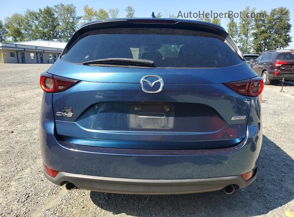 JM3KFACM1K1603121 2019 MAZDA CX-5 Blue უკანა ხედი