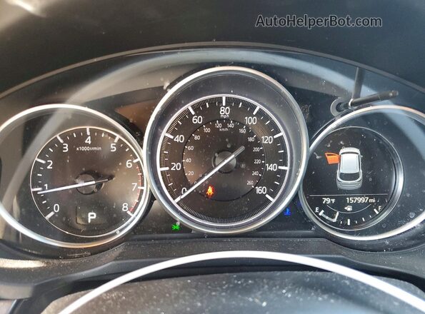 JM3KFACM1K1603121 2019 MAZDA CX-5 Blue ხელსაწყოთა პანელის ხედი