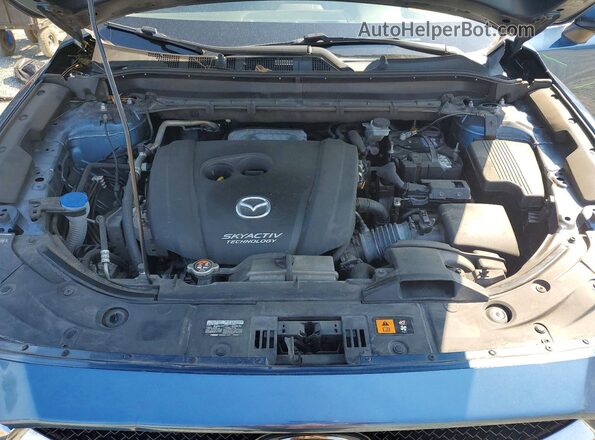 JM3KFACM1K1603121 2019 MAZDA CX-5 Blue ძრავის განყოფილების ხედი