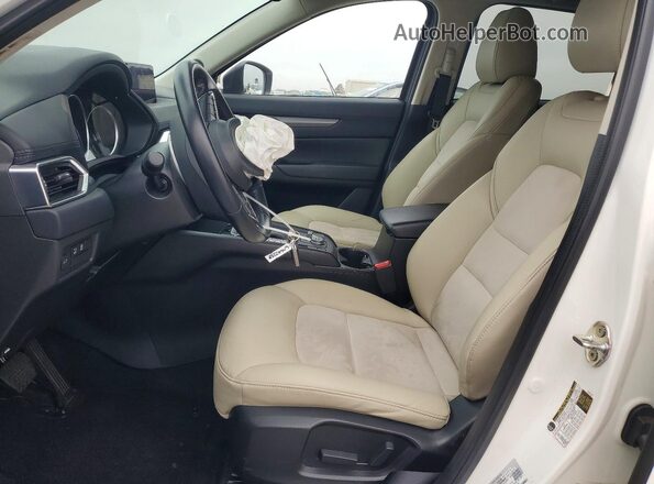 JM3KFACM1L0849870 2020 MAZDA CX-5 White Вид салону спереду