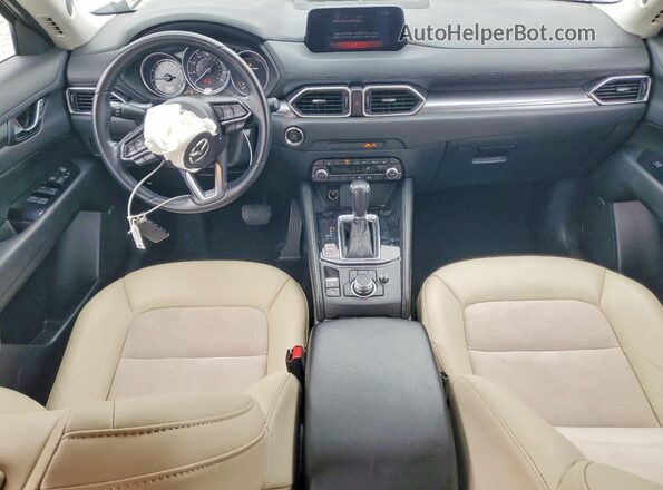 JM3KFACM1L0849870 2020 MAZDA CX-5 White Вид панелі приладів