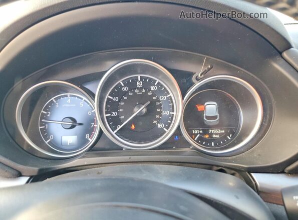 JM3KFACM1M0330335 2021 MAZDA CX-5 Charcoal ხელსაწყოთა პანელის ხედი
