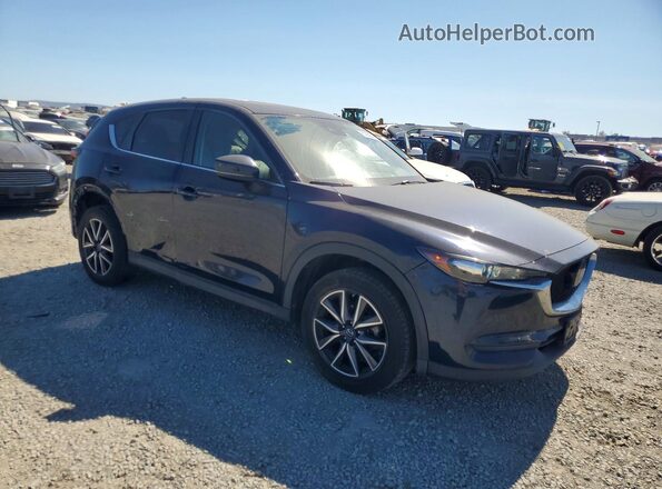 JM3KFACM2J0337855 2018 MAZDA CX-5 Blue Առջևի աջ