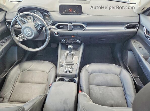 JM3KFACM2J1399315 2018 MAZDA CX-5 White Вид панелі приладів