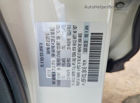 JM3KFACM2L1864145 2020 MAZDA CX-5 White VIN կոդի պիտակի տեսք