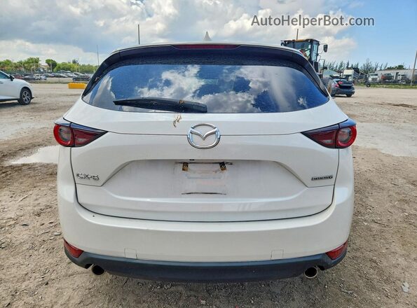 JM3KFACM2L1864145 2020 MAZDA CX-5 White Հետևի տեսք