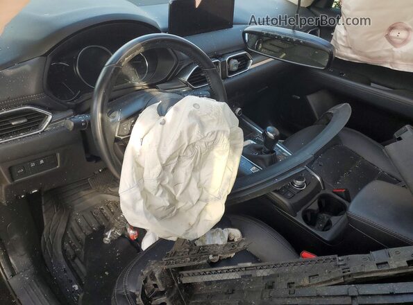 JM3KFACM2M1365461 2021 MAZDA CX-5 Blue Вид панелі приладів