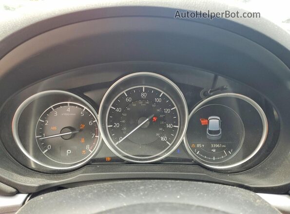 JM3KFACM2M1365461 2021 MAZDA CX-5 Blue Вид щитка приладів