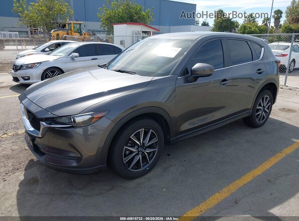 JM3KFACM3J1432323 2018 MAZDA CX-5 Gray Vista tres cuartos delantera izquierda