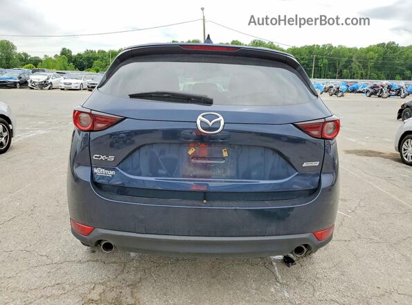 JM3KFACM3J1445153 2018 MAZDA CX-5 Blue Вид ззаду