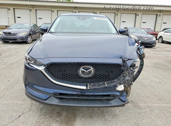 JM3KFACM3J1445153 2018 MAZDA CX-5 Blue Вид спереду