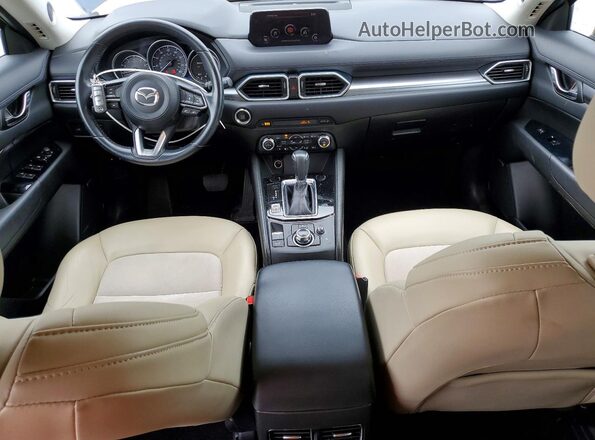 JM3KFACM3J1445153 2018 MAZDA CX-5 Blue Вид панелі приладів
