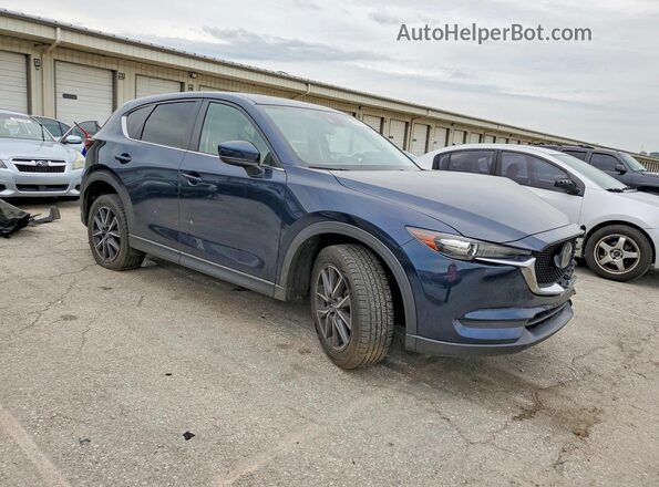 JM3KFACM3J1445153 2018 MAZDA CX-5 Blue Передня права чверть