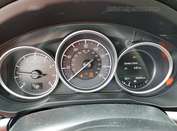 JM3KFACM3J1445153 2018 MAZDA CX-5 Blue Вид щитка приладів