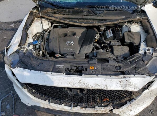 JM3KFACM3L0754758 2020 MAZDA CX-5 White Engine compartment view