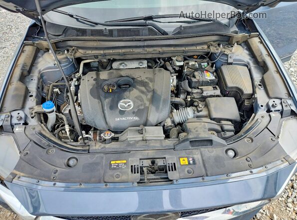 JM3KFACM3M0341224 2021 MAZDA CX-5 Gray ძრავის განყოფილების ხედი
