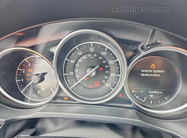 JM3KFACM3M0341224 2021 MAZDA CX-5 Gray ხელსაწყოთა პანელის ხედი