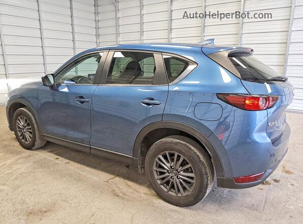 JM3KFACM3M0403334 2021 MAZDA CX-5 Blue Trasero izquierdo