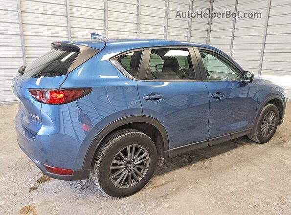 JM3KFACM3M0403334 2021 MAZDA CX-5 Blue Trasero derecho
