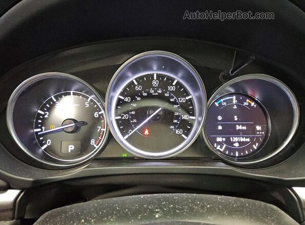 JM3KFACM3M0403334 2021 MAZDA CX-5 Blue Vista del cuadro de instrumentos
