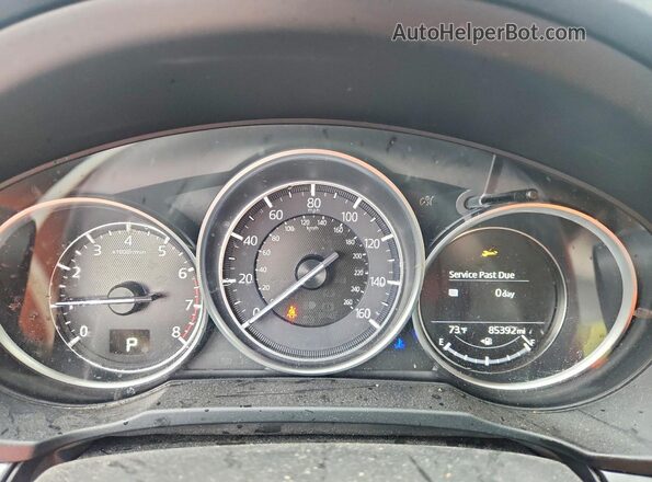 JM3KFACM4J1373721 2018 MAZDA CX-5 White Вид щитка приладів