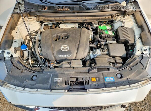 JM3KFACM4K1607180 2019 MAZDA CX-5 White Вид підкапотного простору