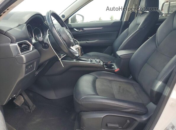 JM3KFACM4L0723762 2020 MAZDA CX-5 White Widok wnętrza z przodu