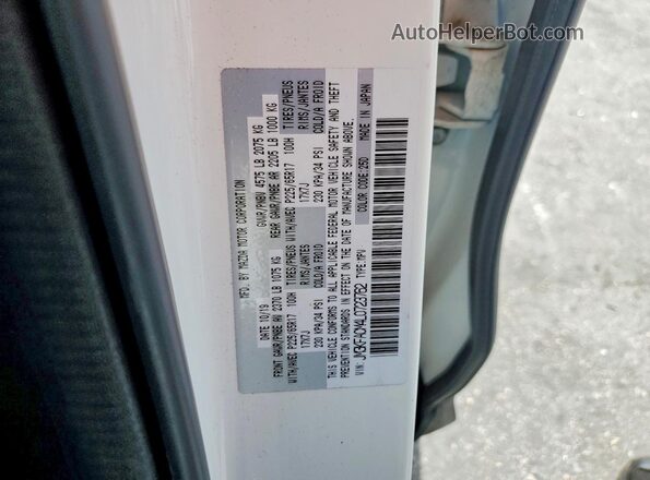 JM3KFACM4L0723762 2020 MAZDA CX-5 White Widok komory silnika