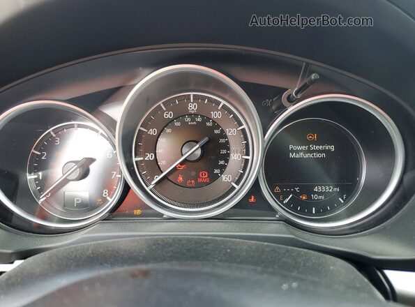 JM3KFACM4L0723762 2020 MAZDA CX-5 White Widok zestawu wskaźników