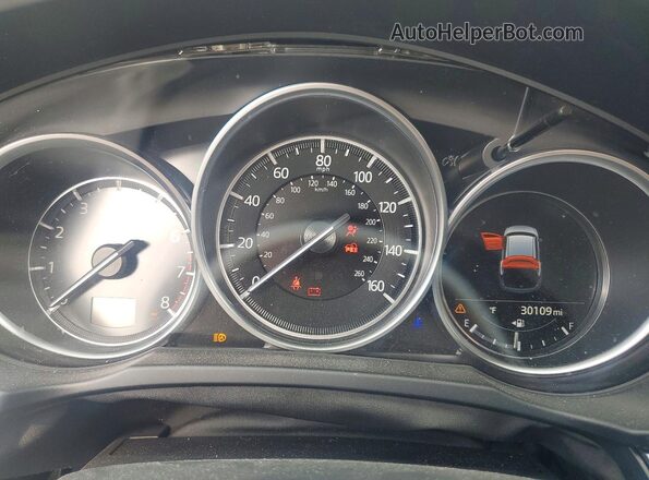 JM3KFACM4L0790359 2020 MAZDA CX-5 Black Vista del cuadro de instrumentos